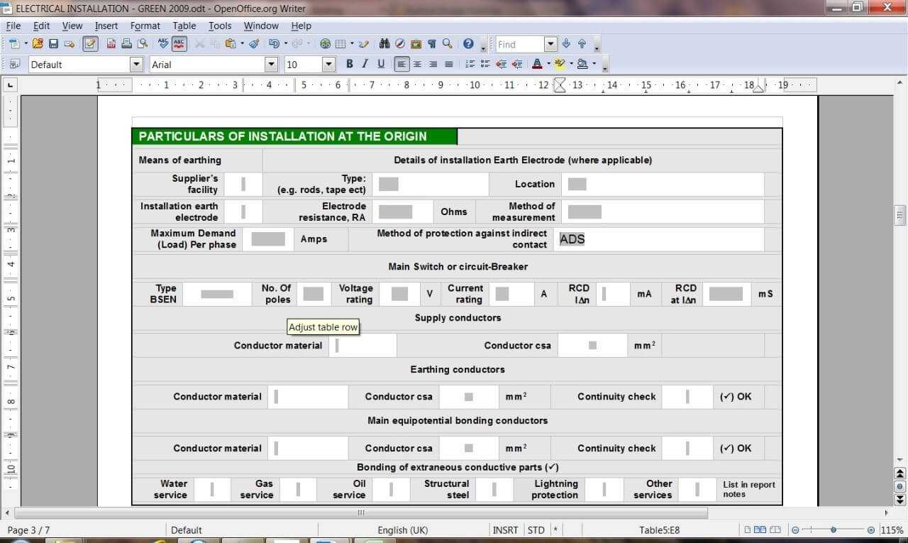 Part P Certificate Template | Doyadoyasamos In Electrical Installation Test Certificate Template