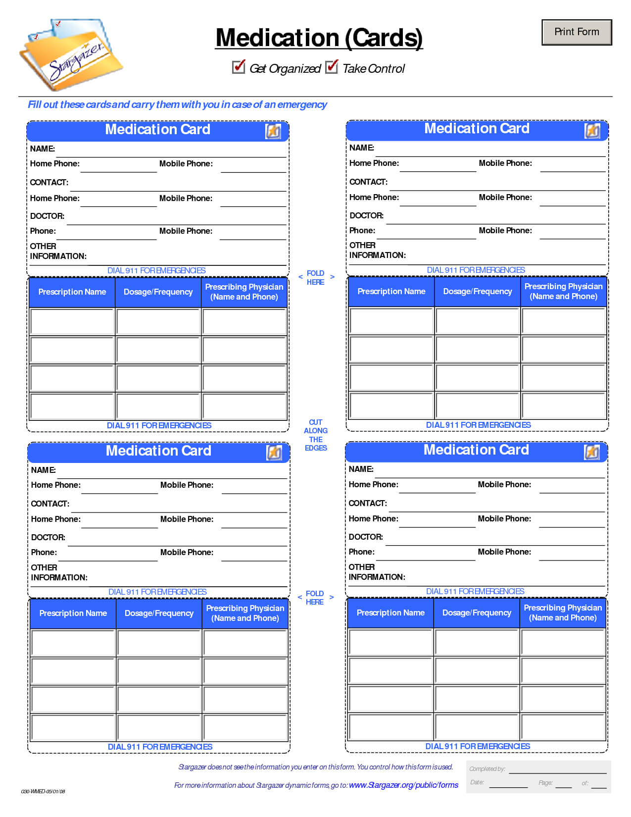 Patient Medication Card Template | Emergency Kits Throughout In Case Of Emergency Card Template