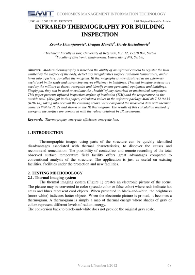 Thermal Imaging Report Template