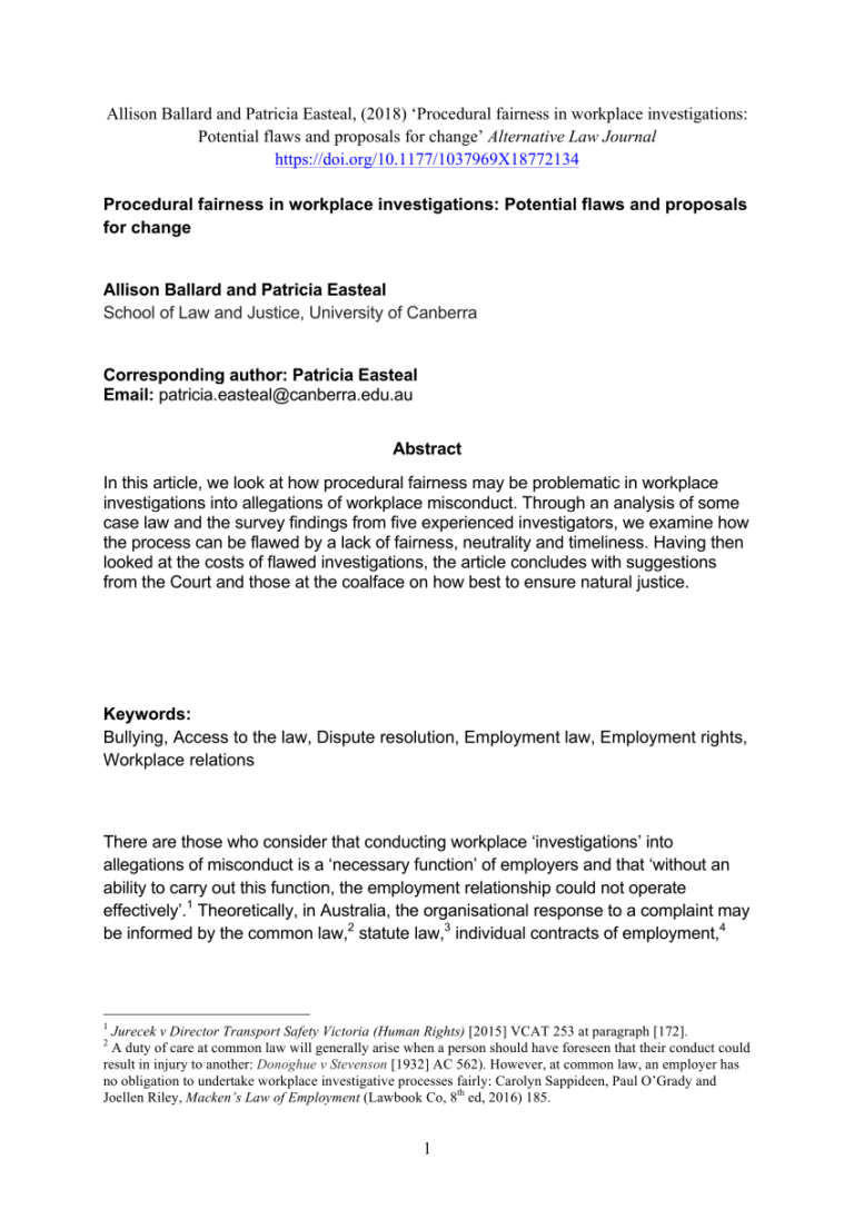 Investigation Report Template Disciplinary Hearing