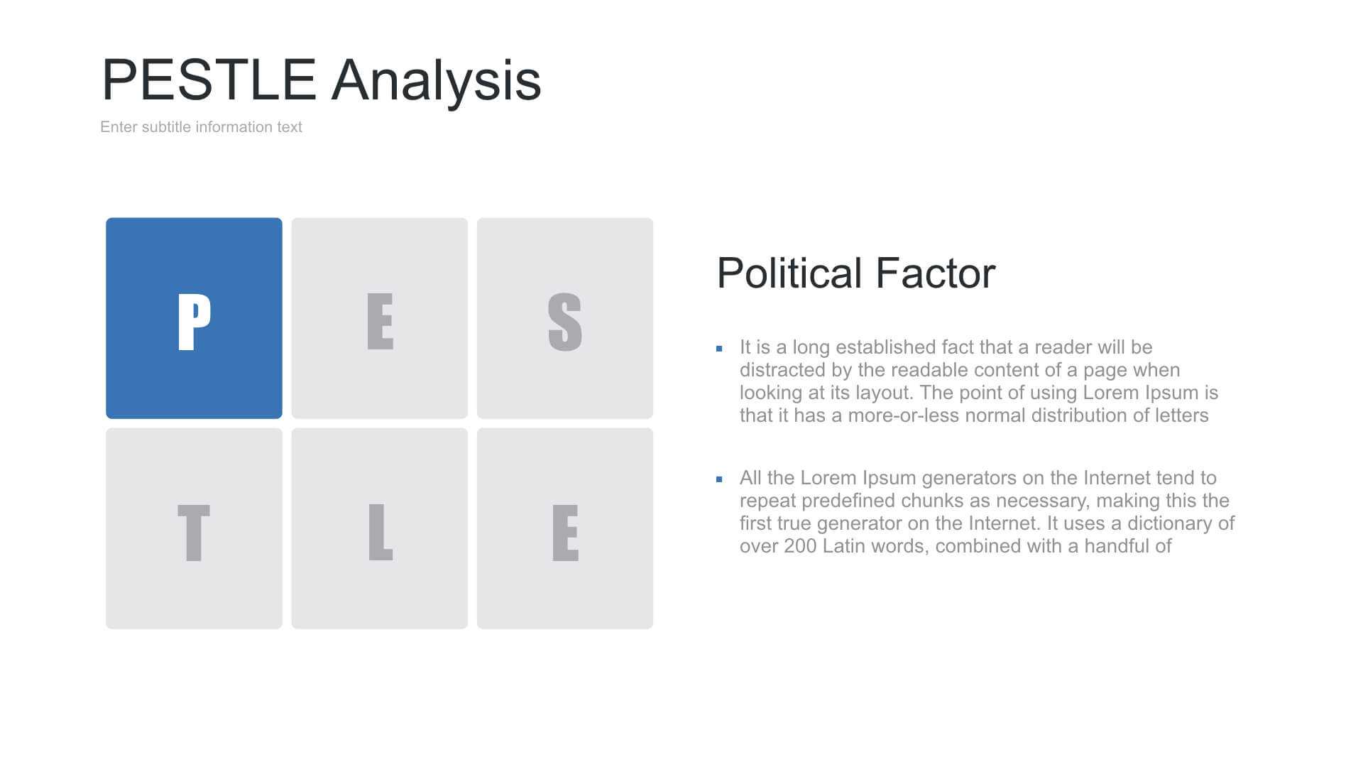 Pestel Analysis Template Word