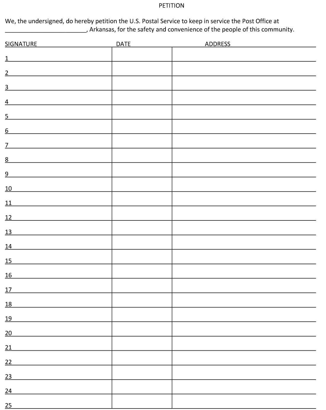 Petition Format Template. Legal Petition Template 10 Inside Blank Petition Template