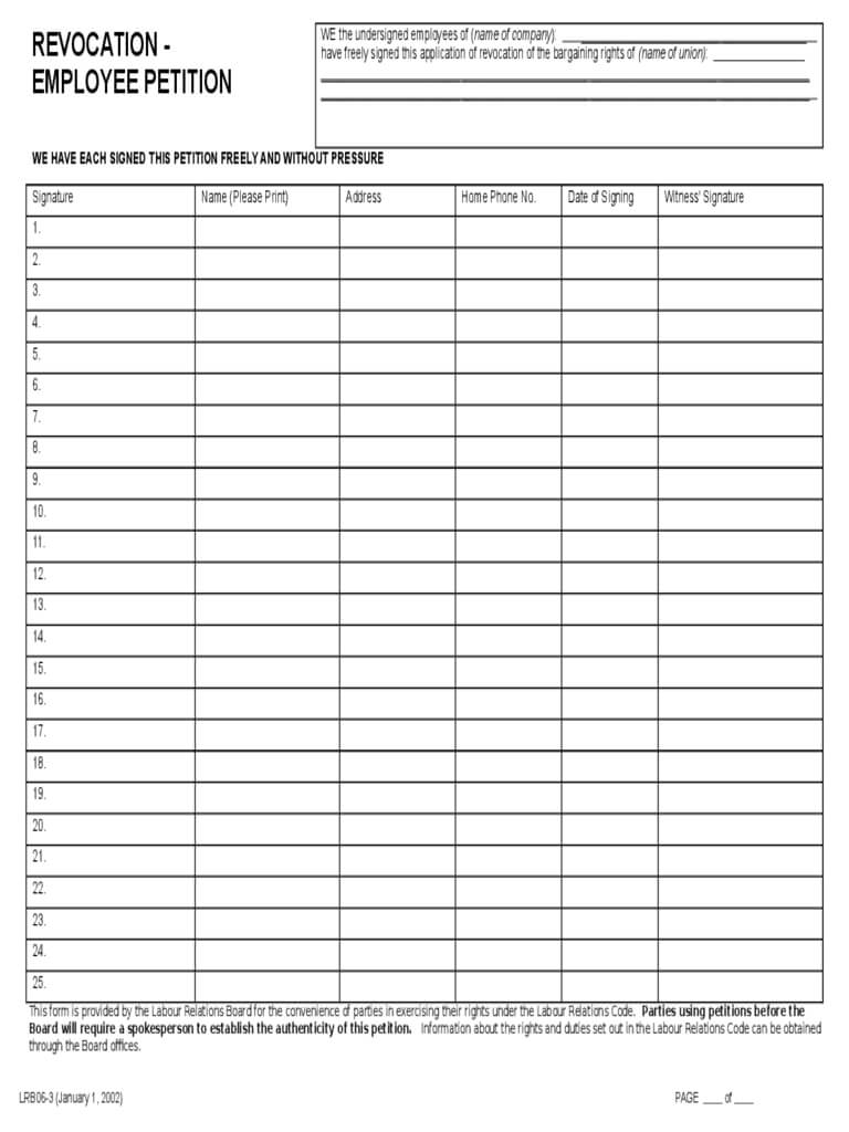 Petition Template - 4 Free Templates In Pdf, Word, Excel Intended For Blank Petition Template