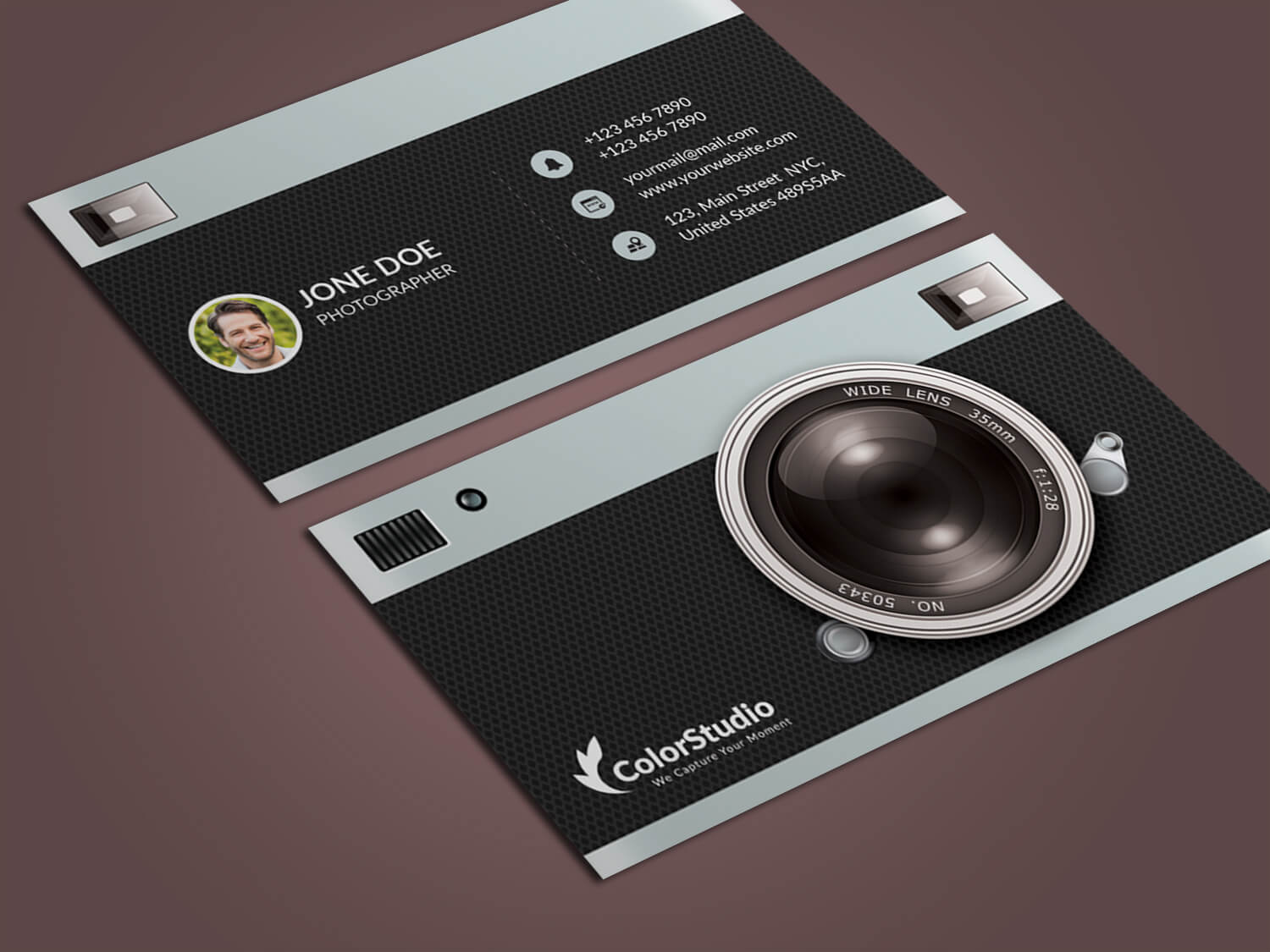 Photography Business Card Template Psd – Free Graphics Throughout Free Business Card Templates For Photographers