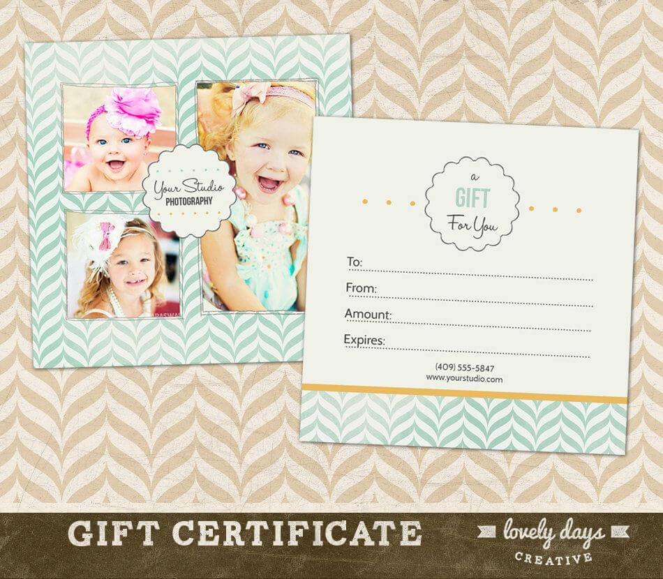 Photography Gift Certificate Template For Professional Throughout Gift Certificate Template Photoshop