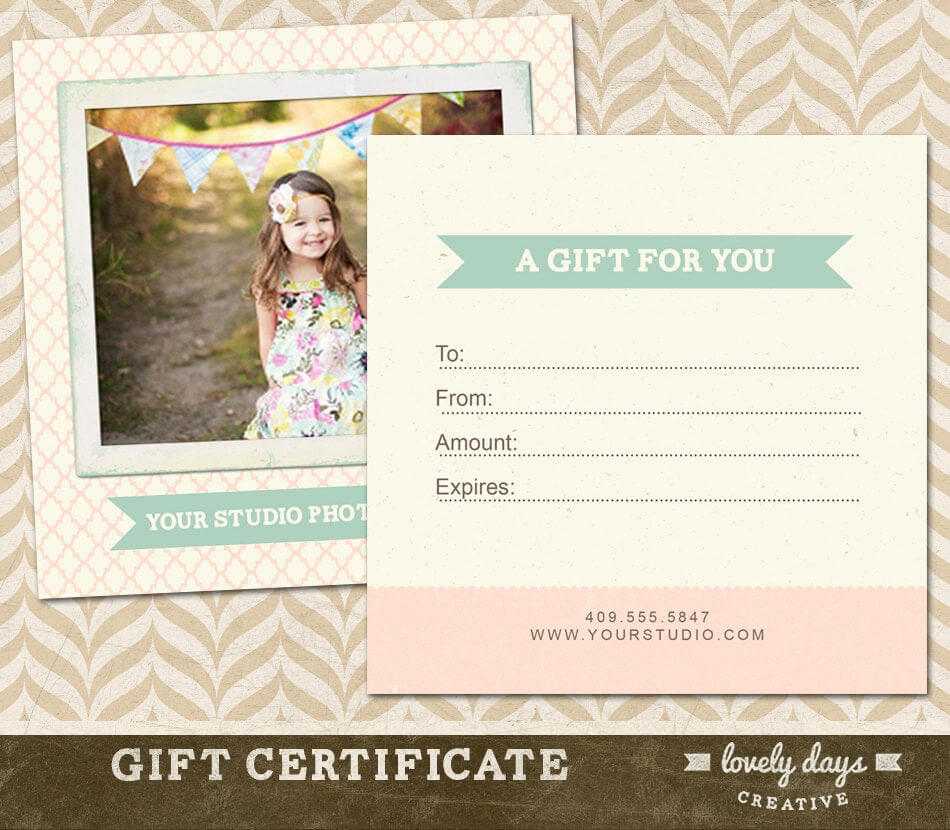 Photography Gift Certificate Templates Regarding Free Photography Gift Certificate Template