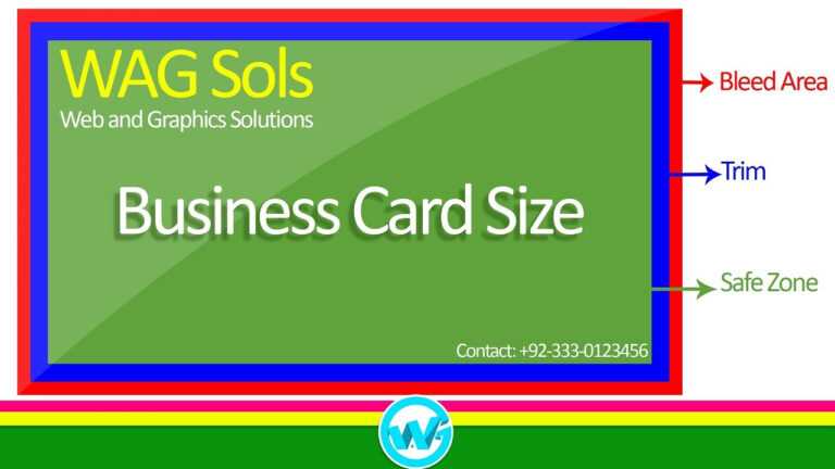 Photoshop Business Card Template With Bleed