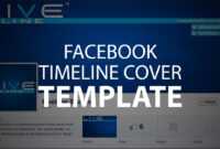 Photoshop Template: Facebook Timeline Cover (Psd File) with regard to Photoshop Facebook Banner Template