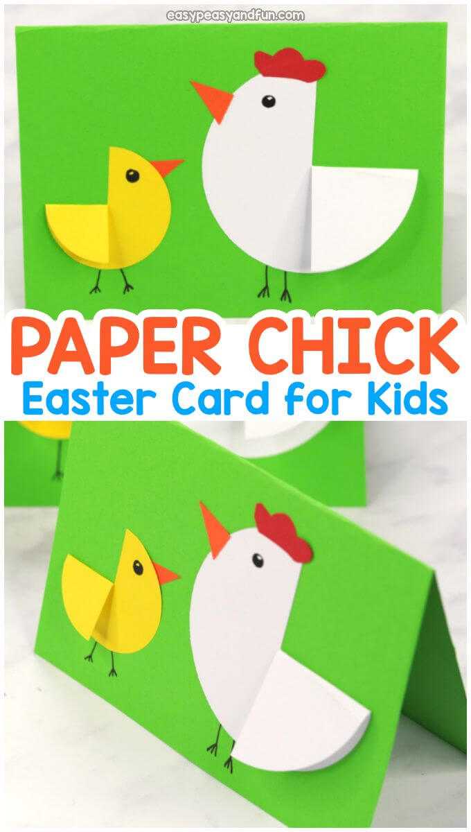 Pin On Easy Peasy And Fun Throughout Easter Chick Card Template