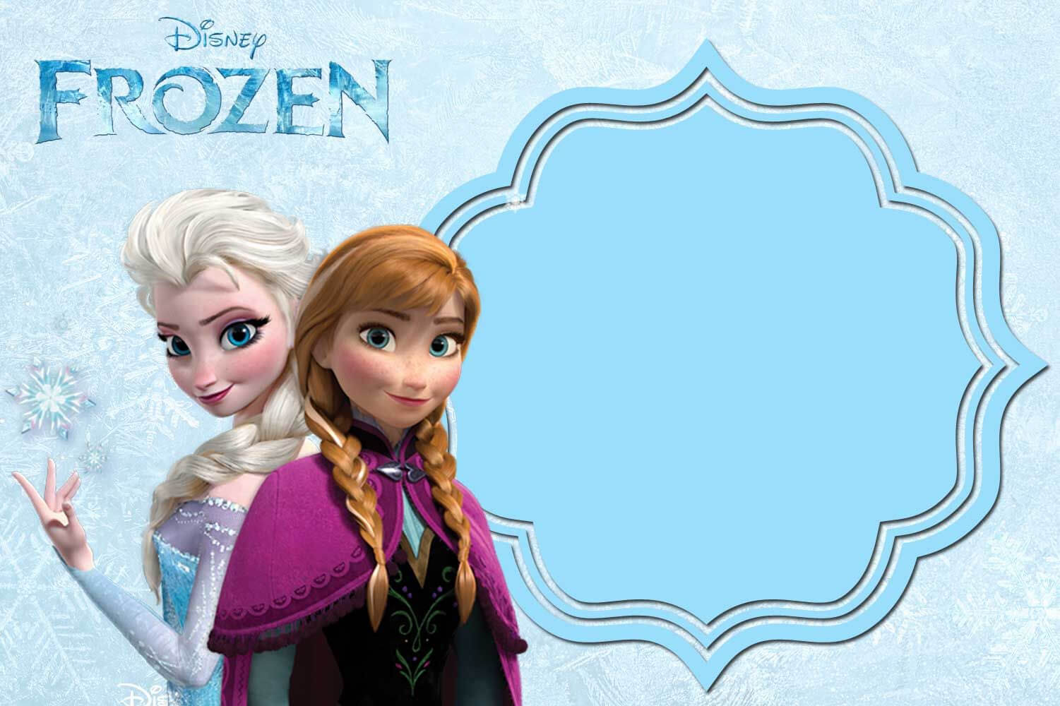 Pin On Free Printable Birthday Invitation Intended For Frozen Birthday Card Template