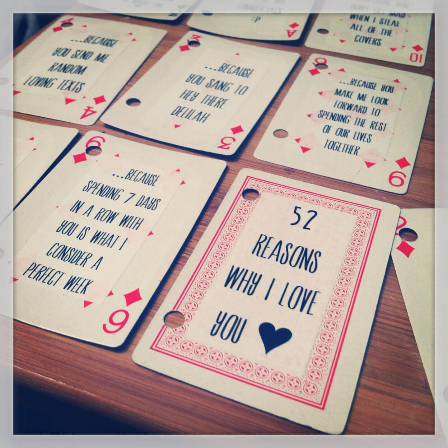 Pin On Gifts & Wrapping. Regarding 52 Things I Love About You Deck Of Cards Template