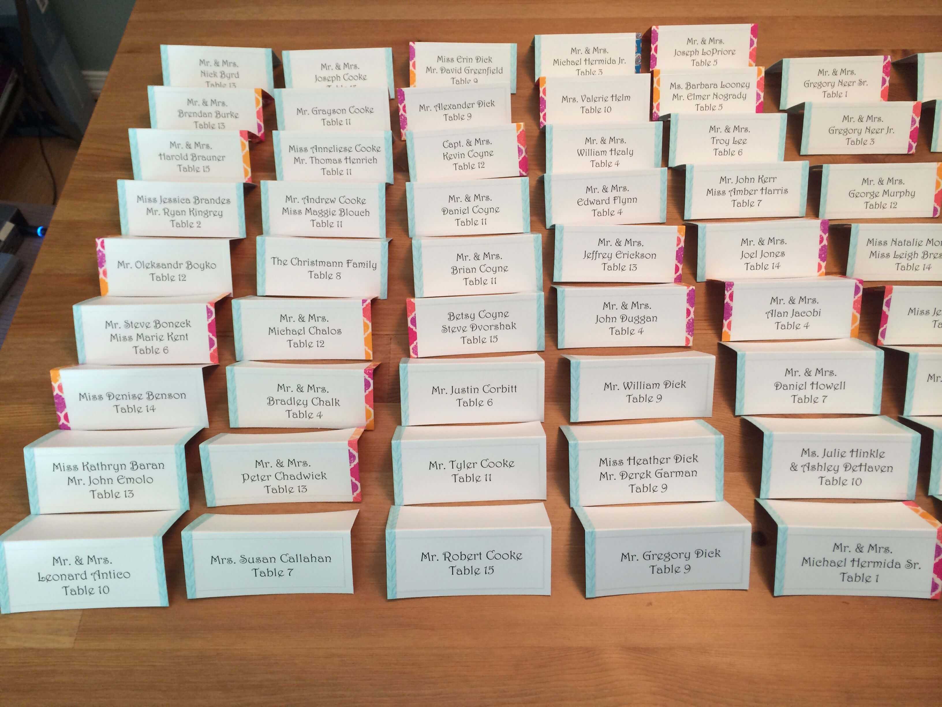 Pin On Kerri And Tony Pertaining To Michaels Place Card Template 