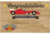 Pin On Pinewood Derby throughout Pinewood Derby Certificate Template