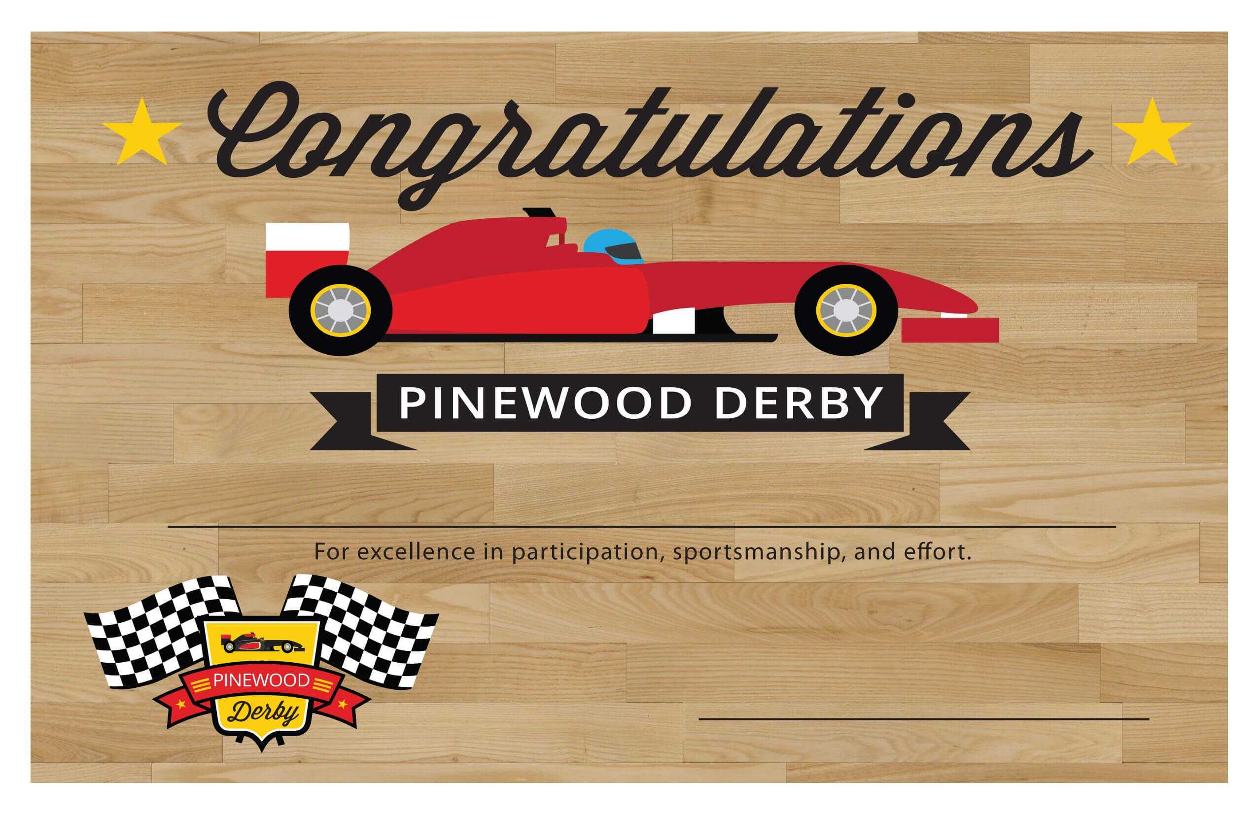 Pin On Pinewood Derby Throughout Pinewood Derby Certificate Template