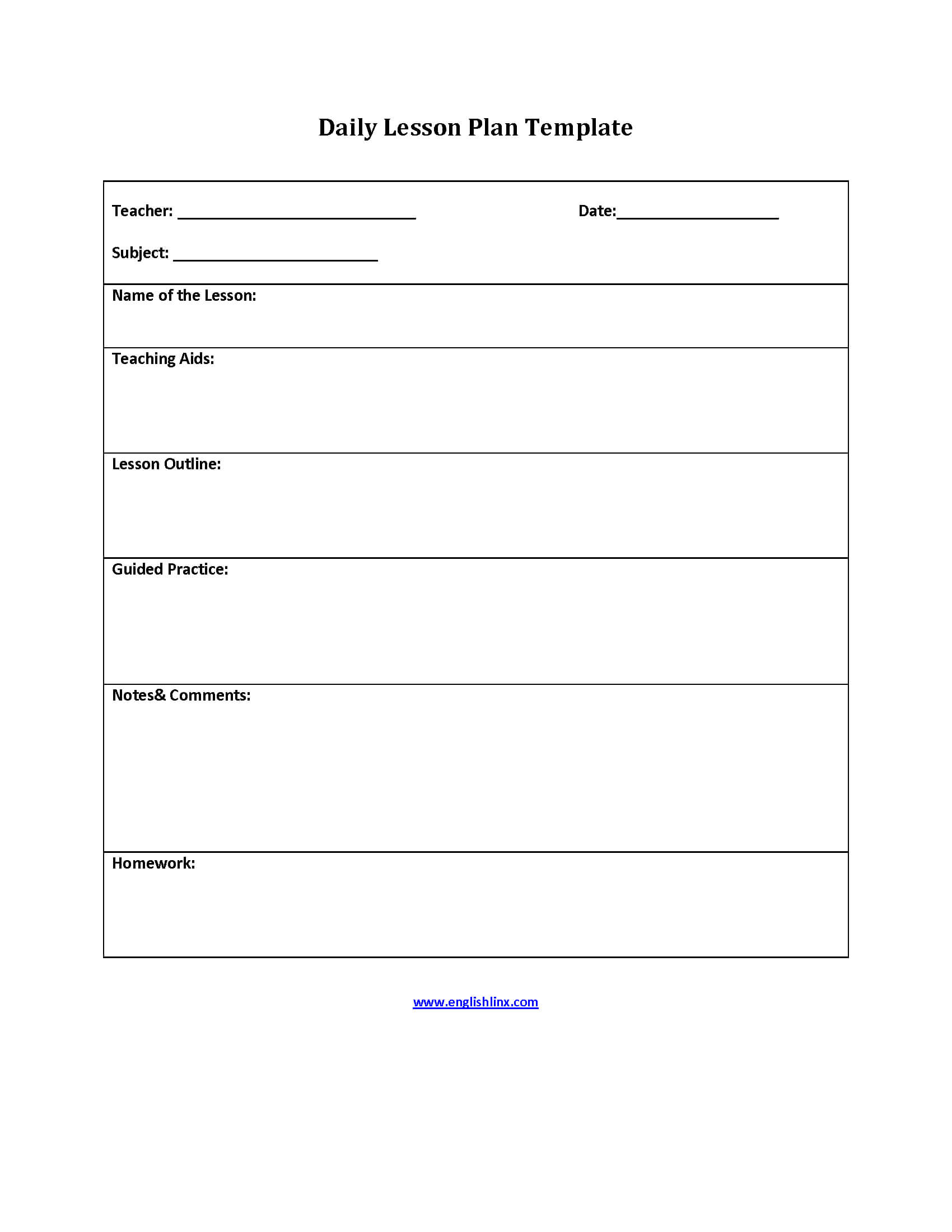 Pin On Techers Within Madeline Hunter Lesson Plan Template Blank