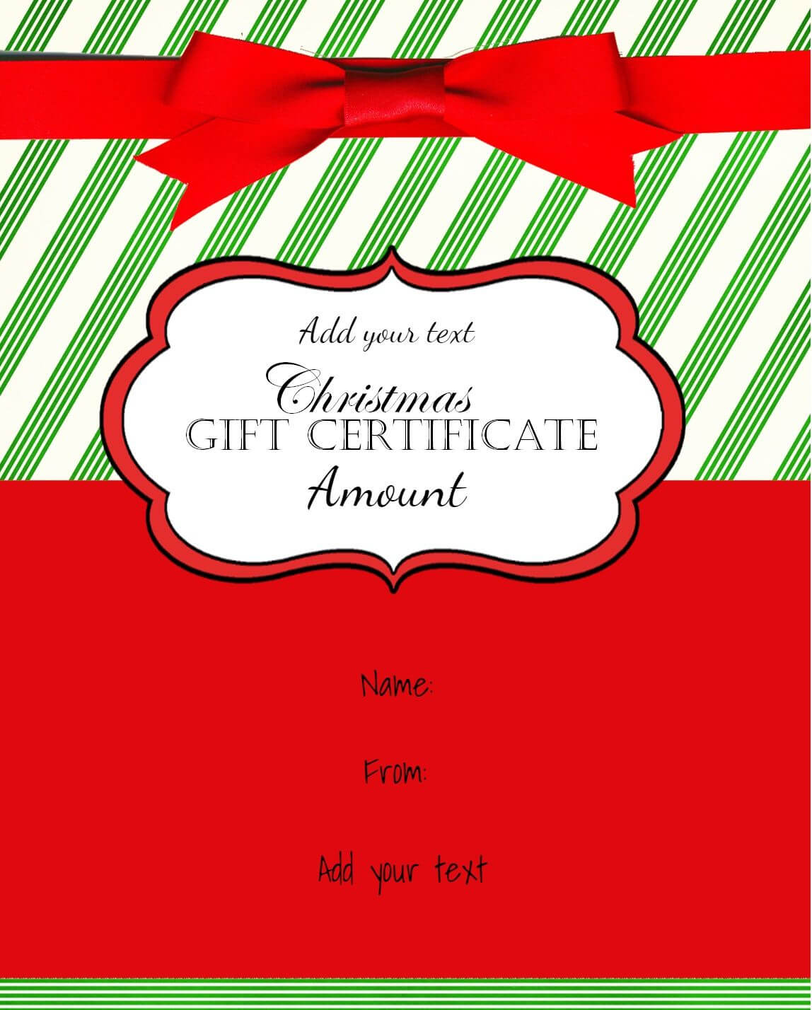 Pinamber M Ross On Gift Ideas | Gift Certificate For Free Christmas Gift Certificate Templates