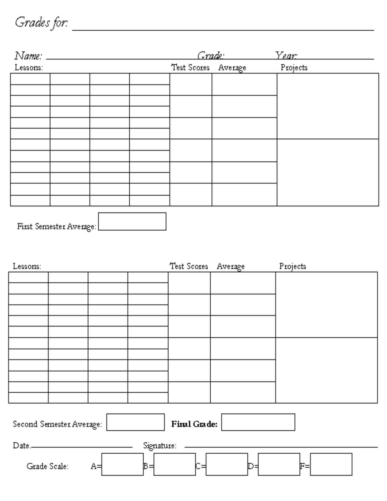 Pinbecky Crossett On Children #10 | Report Card Template Regarding Homeschool Report Card Template Middle School