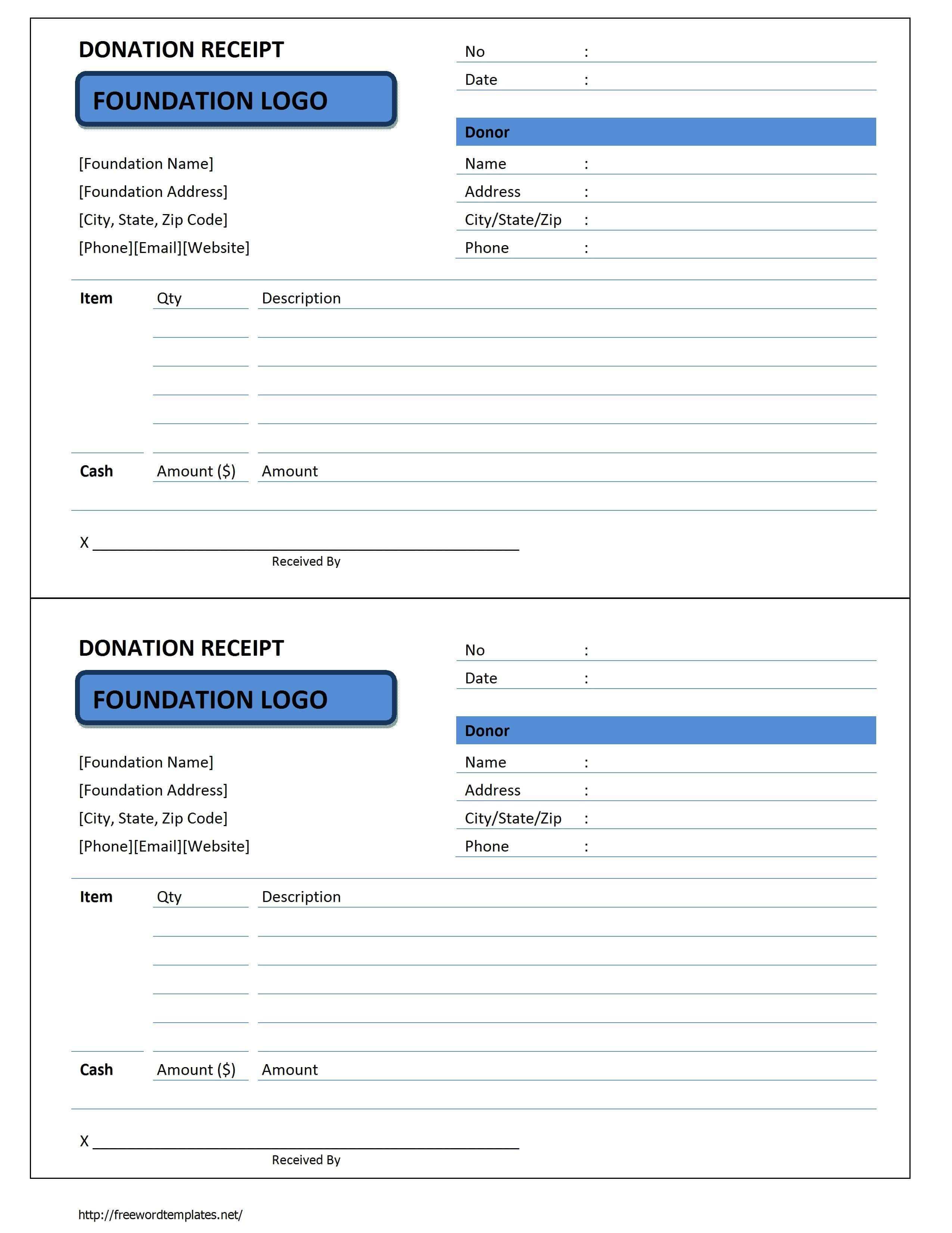 Pinberty Zulfianna On Share | Receipt Template For Donation Report Template