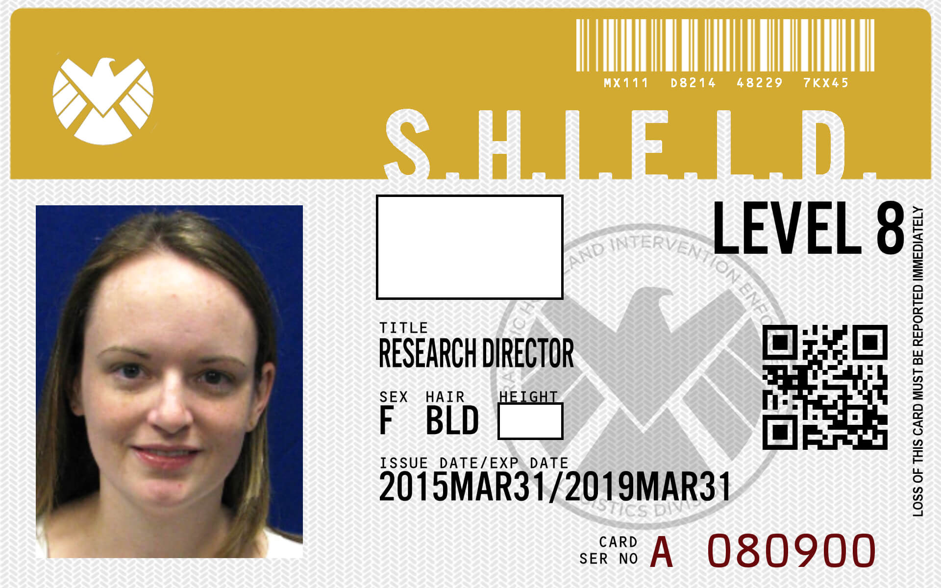 Pinbrooklynn Meyer On Awesome | Agents Of Shield, Spy Throughout Shield Id Card Template