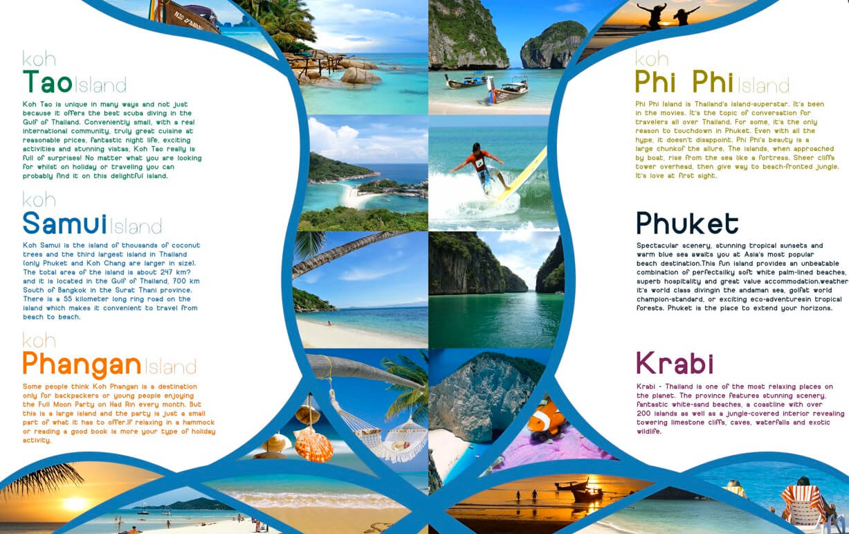Pinfarideh On Brochure Design | Travel Brochure Design Within Island Brochure Template