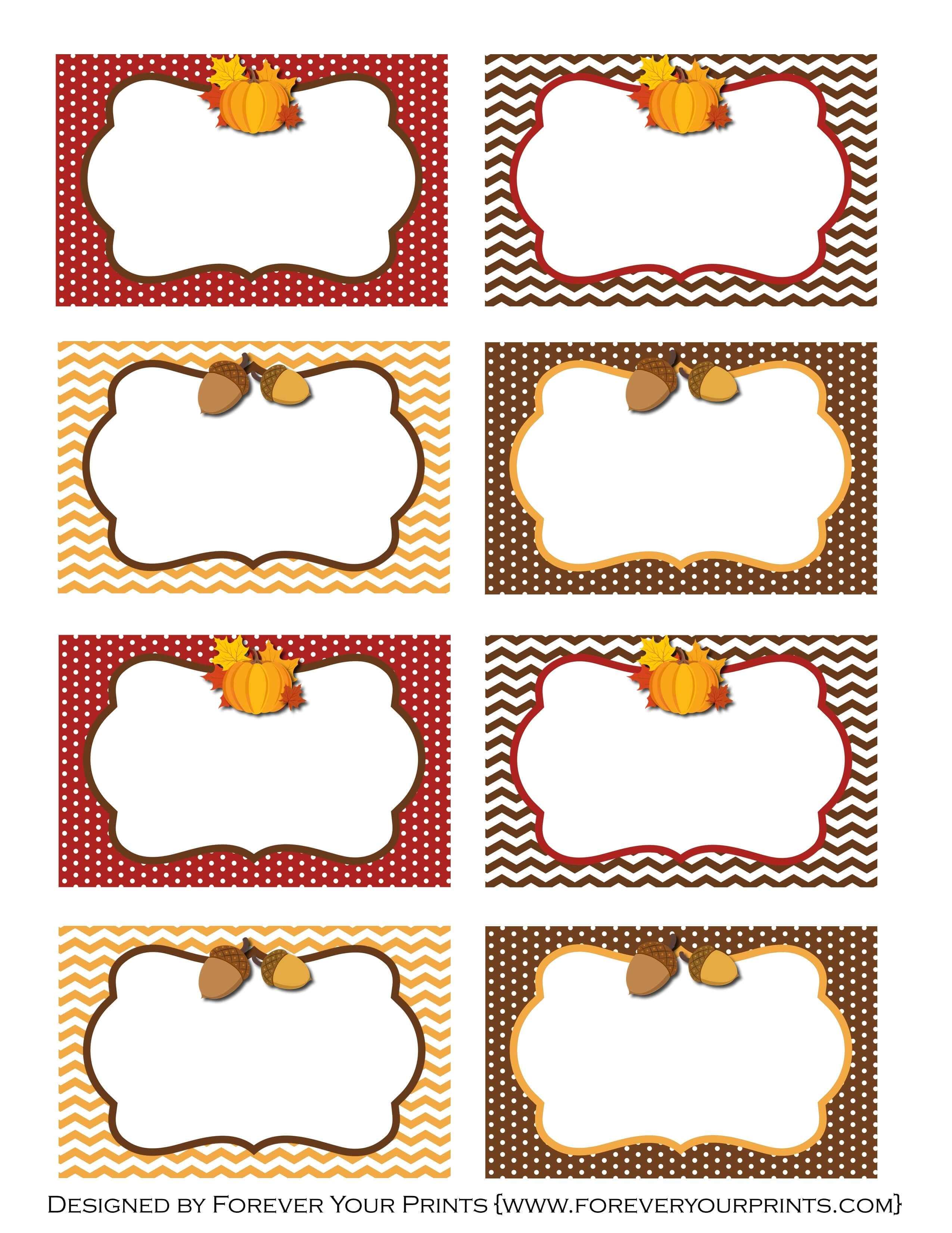 Pinirene Bortolussi On Thanksgiving | Free Thanksgiving Pertaining To Thanksgiving Place Cards Template