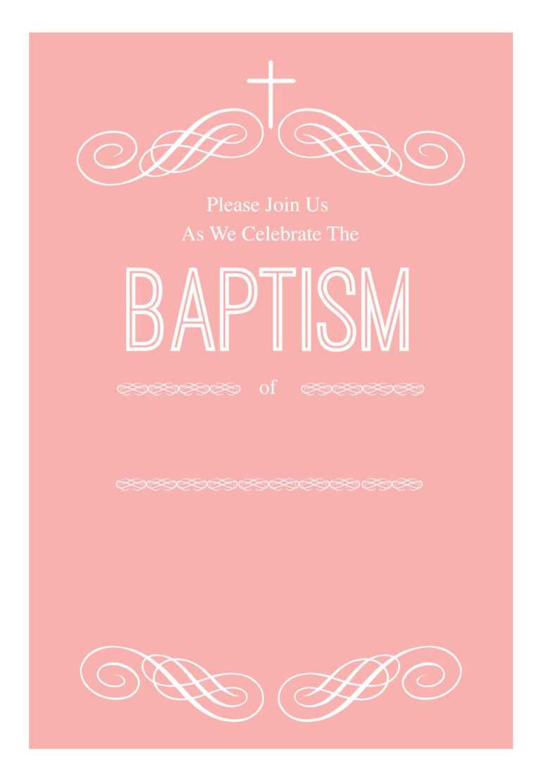 Christening Banner Template Free