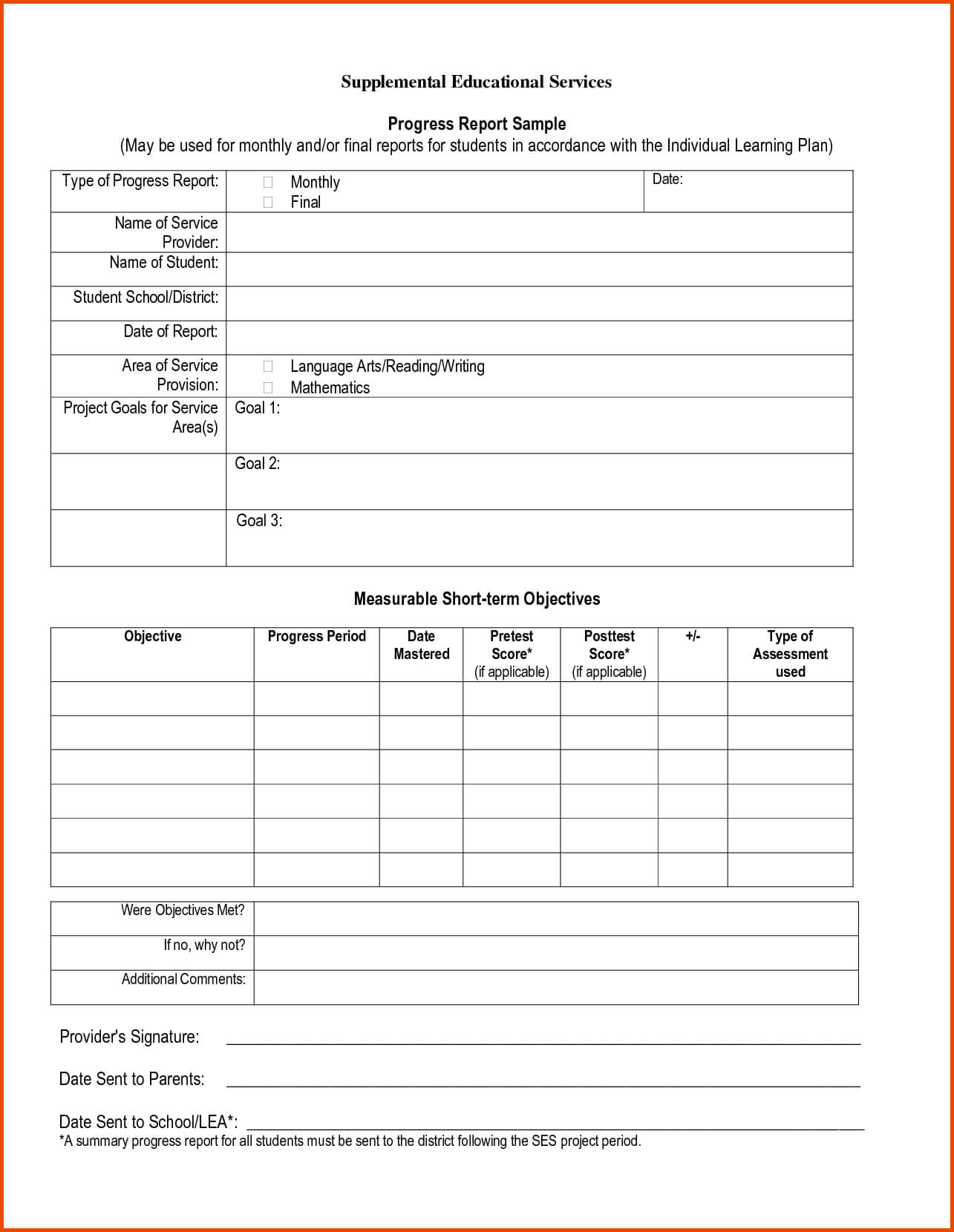 Fake College Report Card Template