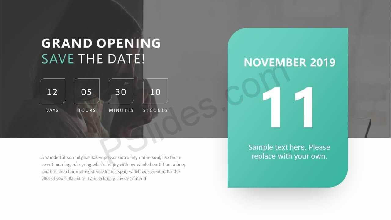 Pinpslides On Powerpoint Diagrams | Save The Date Inside Save The Date Powerpoint Template