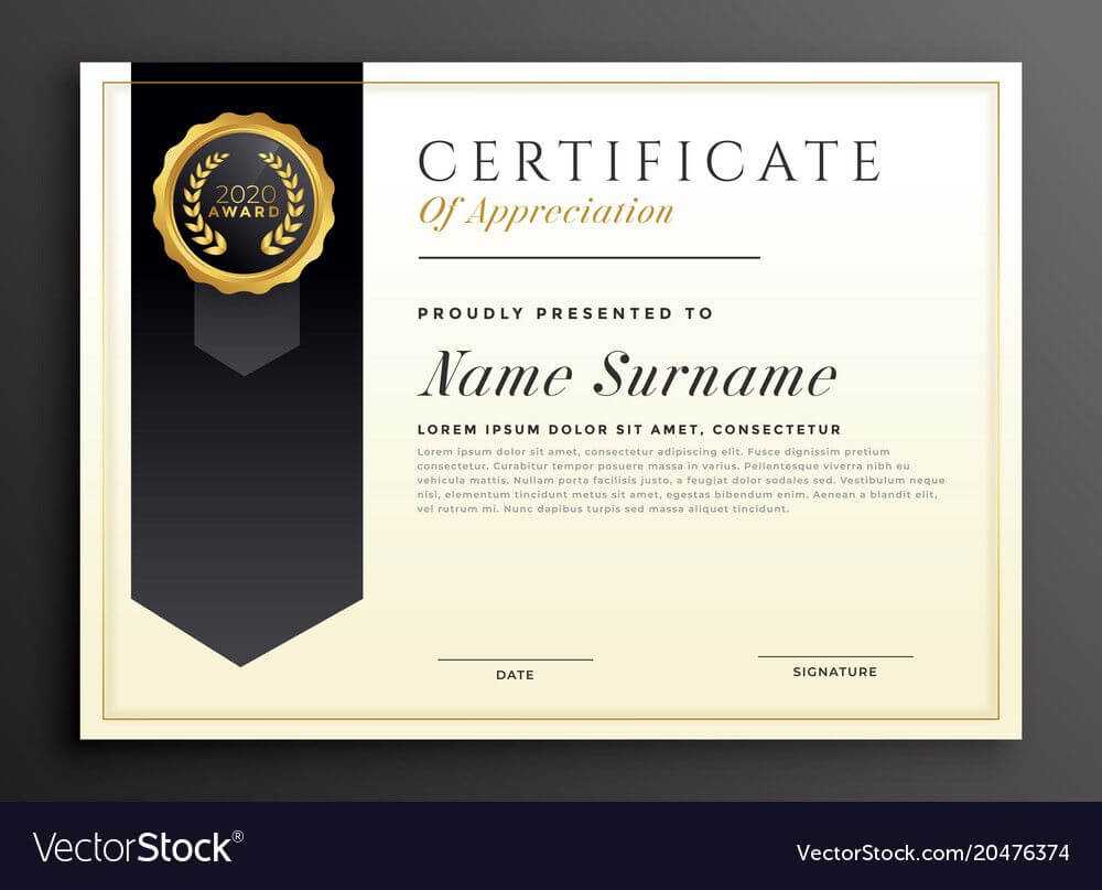 Pinramesh Printers On Vector | Certificate Design Inside High Resolution Certificate Template