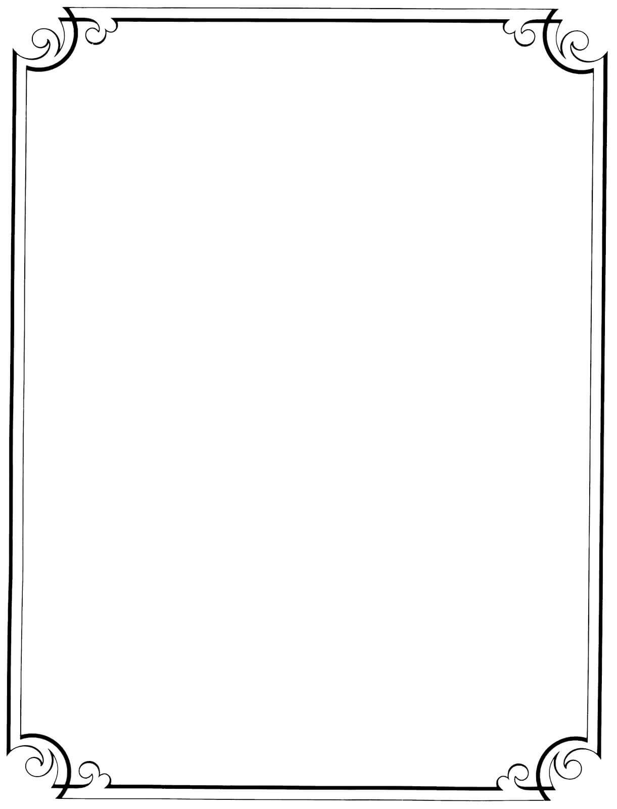 Word Border Templates Free Download