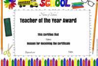 Pintiffany Ehlers On Avary | Teacher Awards, Award throughout Best Teacher Certificate Templates Free