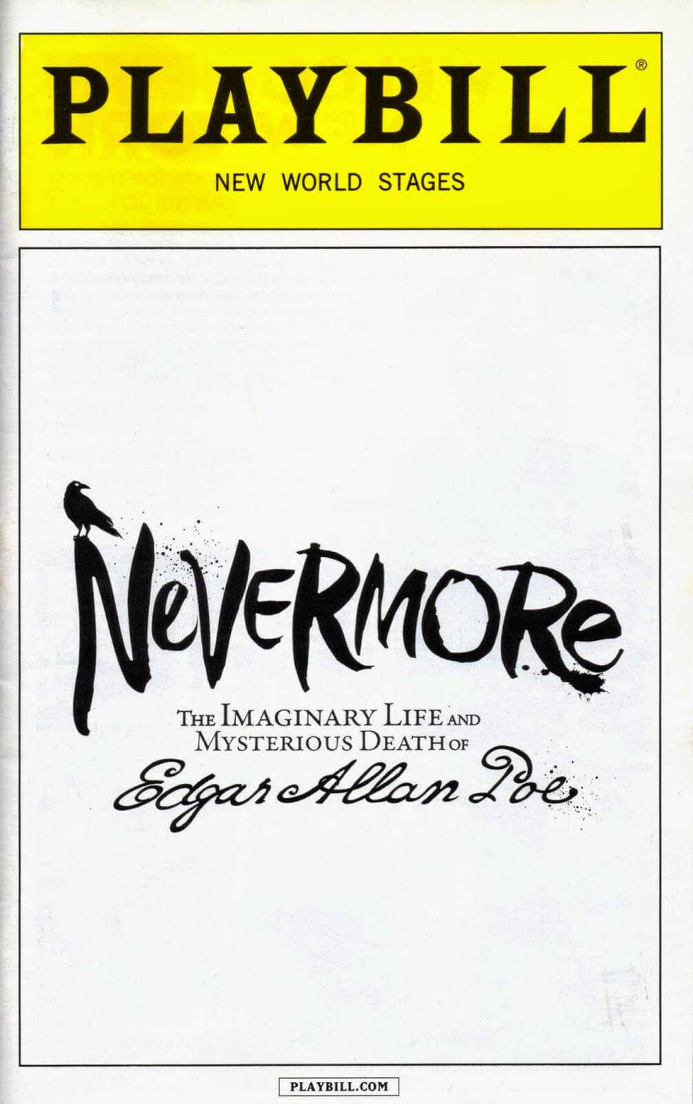Playbill Template Word playbill-template-word