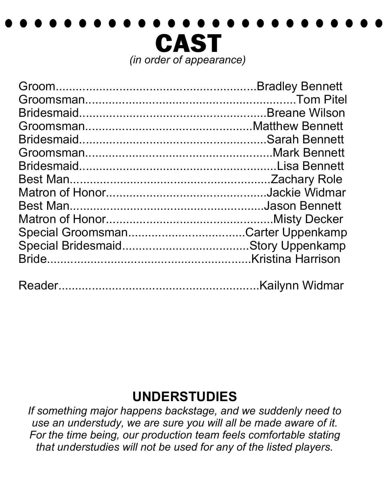 Playbill Template Pages | Paspas Throughout Playbill Template Word