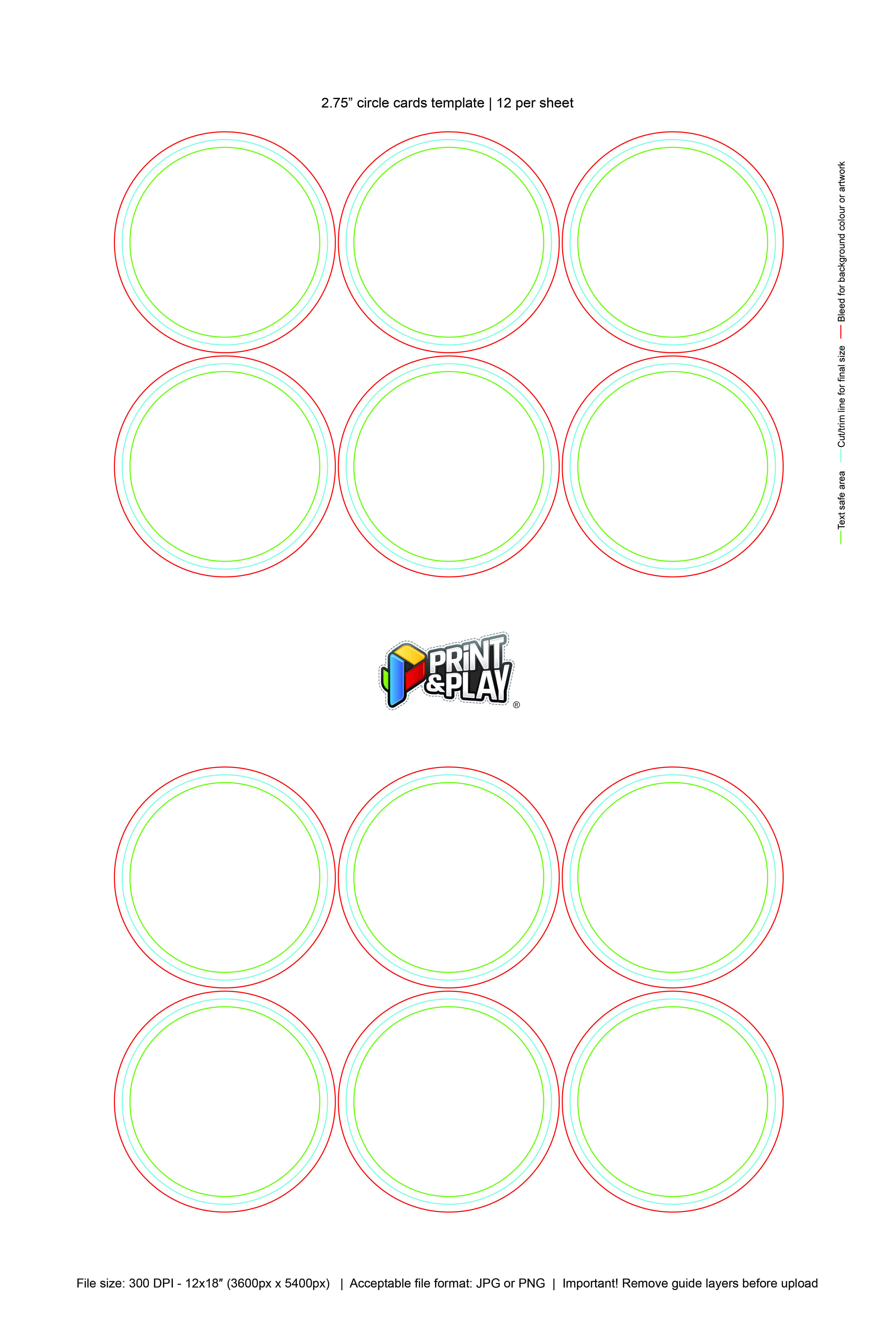 Playing Cards : Formatting & Templates – Print & Play For Custom Playing Card Template