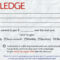 Pledge Cards For Churches | Pledge Card Templates | Card for Fundraising Pledge Card Template