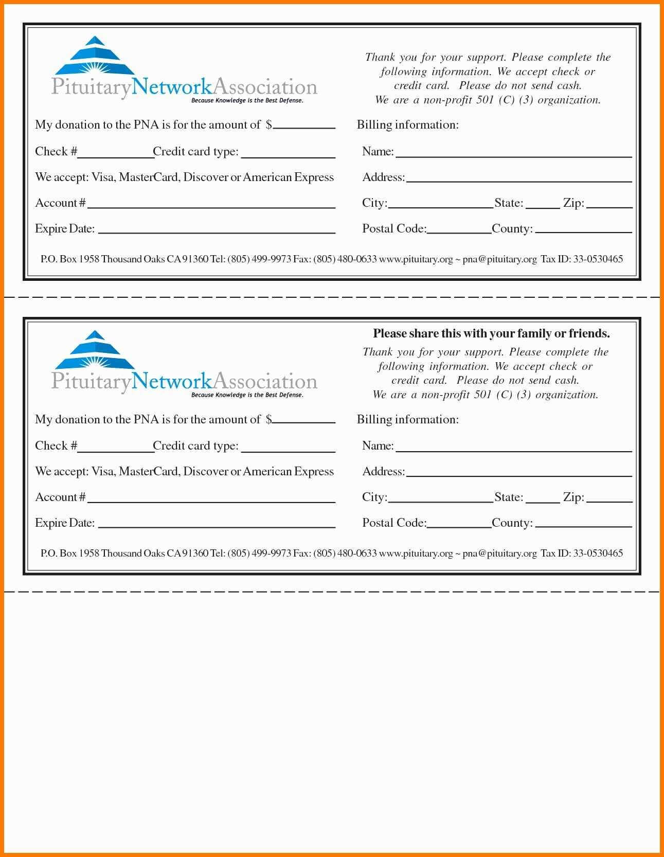 Pledge Forms Template Awesome 55 Inspirational Graph Intended For Auction Bid Cards Template