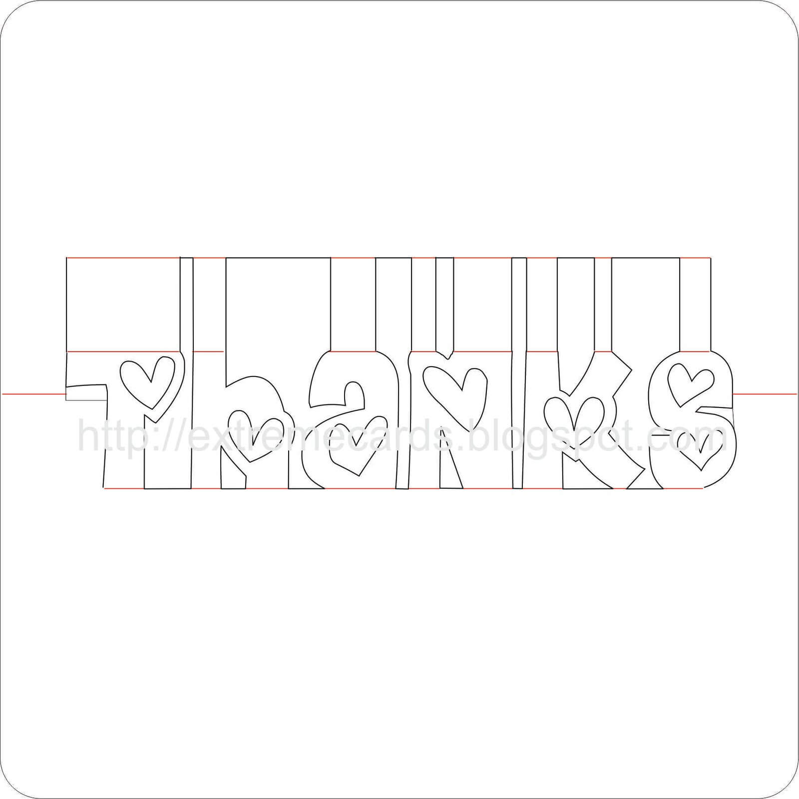 Pop Up "thanks" Card Throughout I Love You Pop Up Card Template