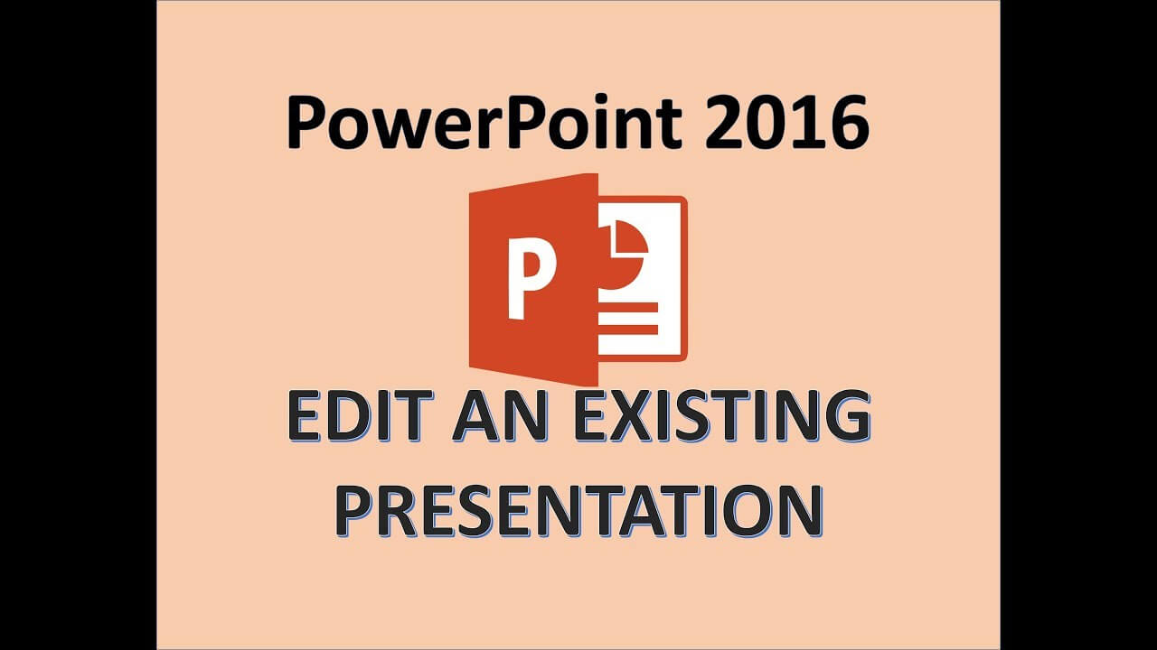 Powerpoint 2016 – Edit A Powerpoint Presentation – How To Edit Ppt Slides,  Editing In Ms Power Point Within How To Edit A Powerpoint Template