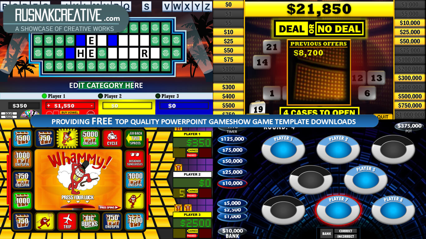 Powerpoint Game Show Templates – Customizeadding Your Throughout Quiz Show Template Powerpoint