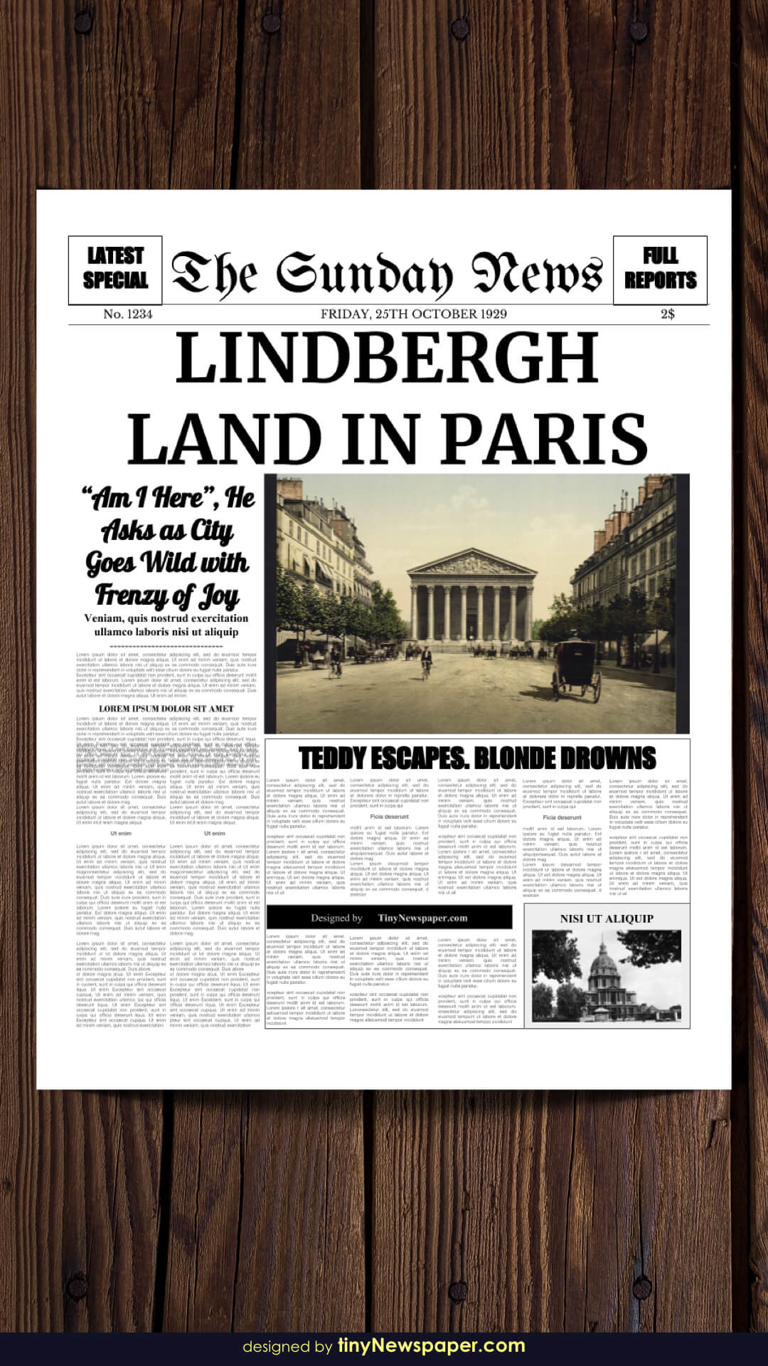 Powerpoint Newspaper Template In Newspaper Template For Powerpoint