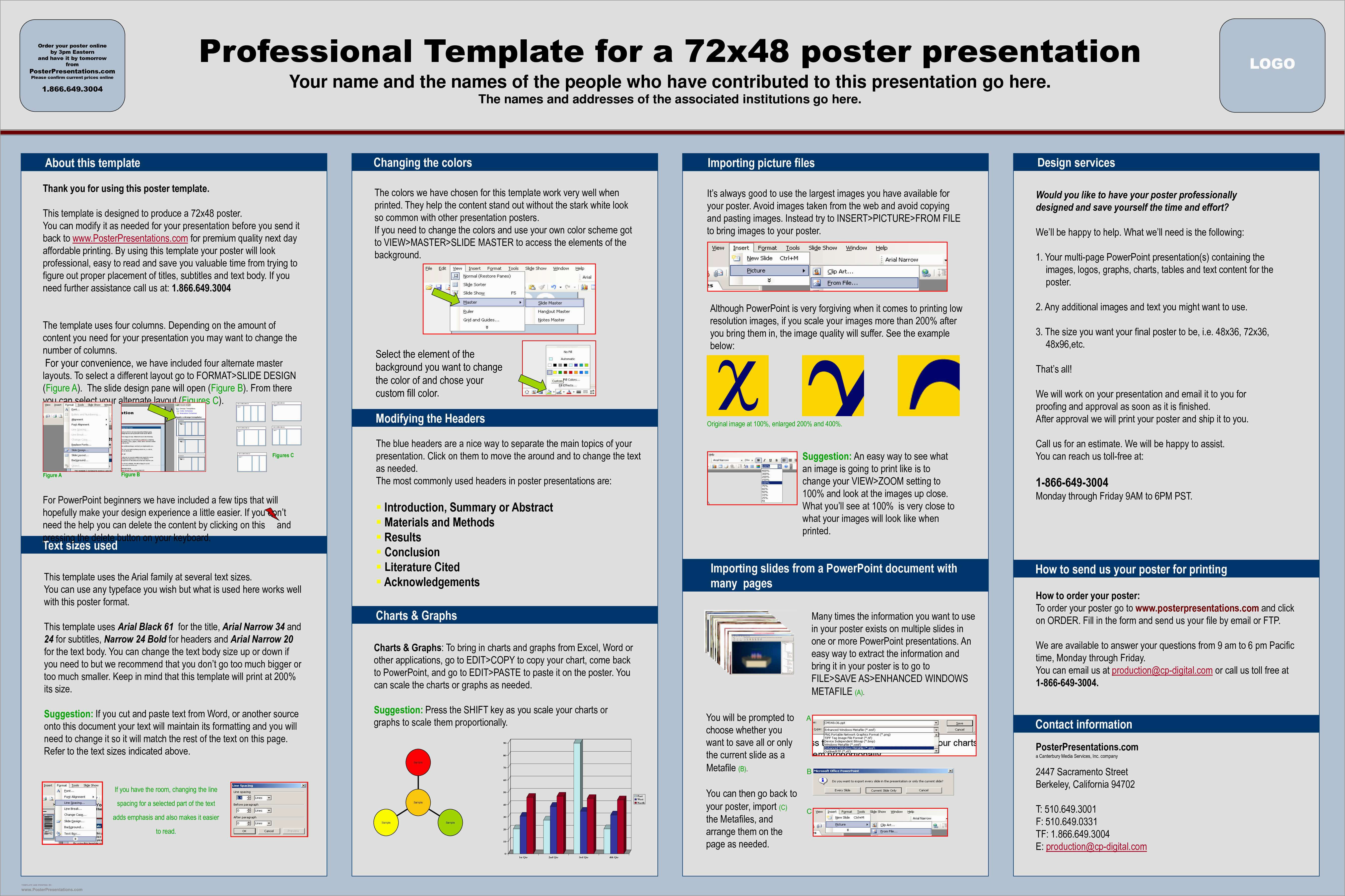 poster presentation powerpoint template