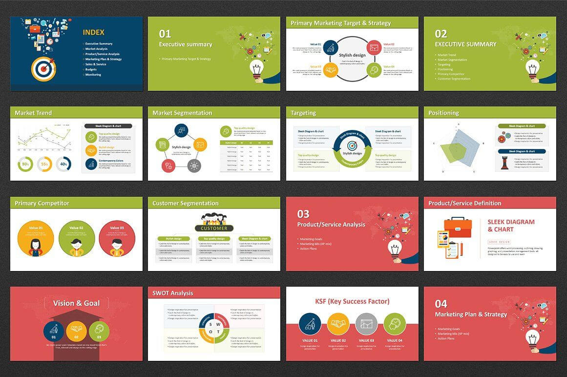 Powerpoint Presentation Template : Digital Marketing With Regard To Strategy Document Template Powerpoint