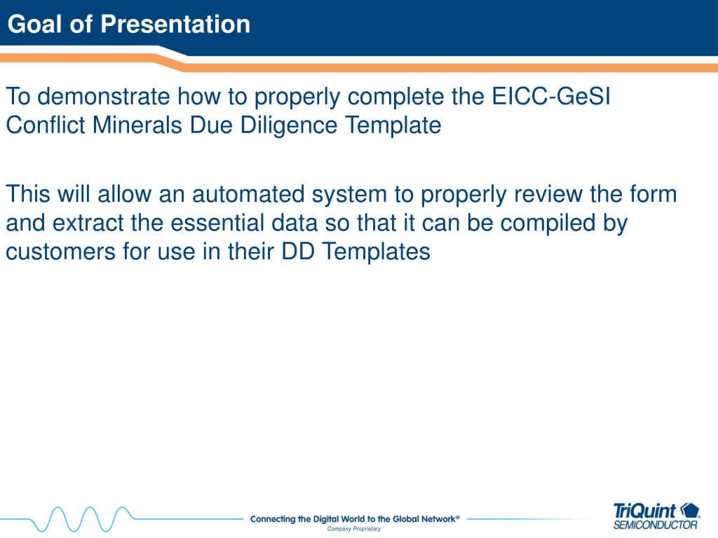 Ppt – How To Complete The Eicc Gesi Conflict Minerals Due Inside Eicc Conflict Minerals Reporting Template