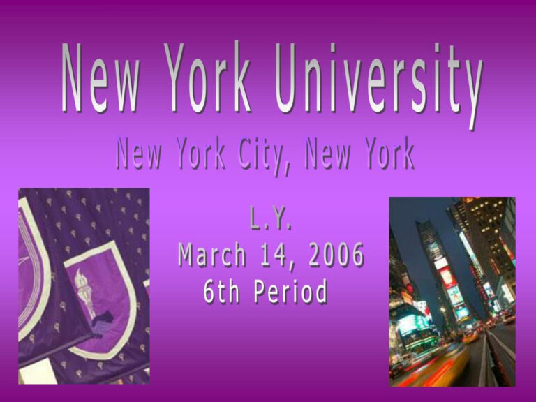 Ppt New York University Powerpoint Presentation Id5898625 For Nyu