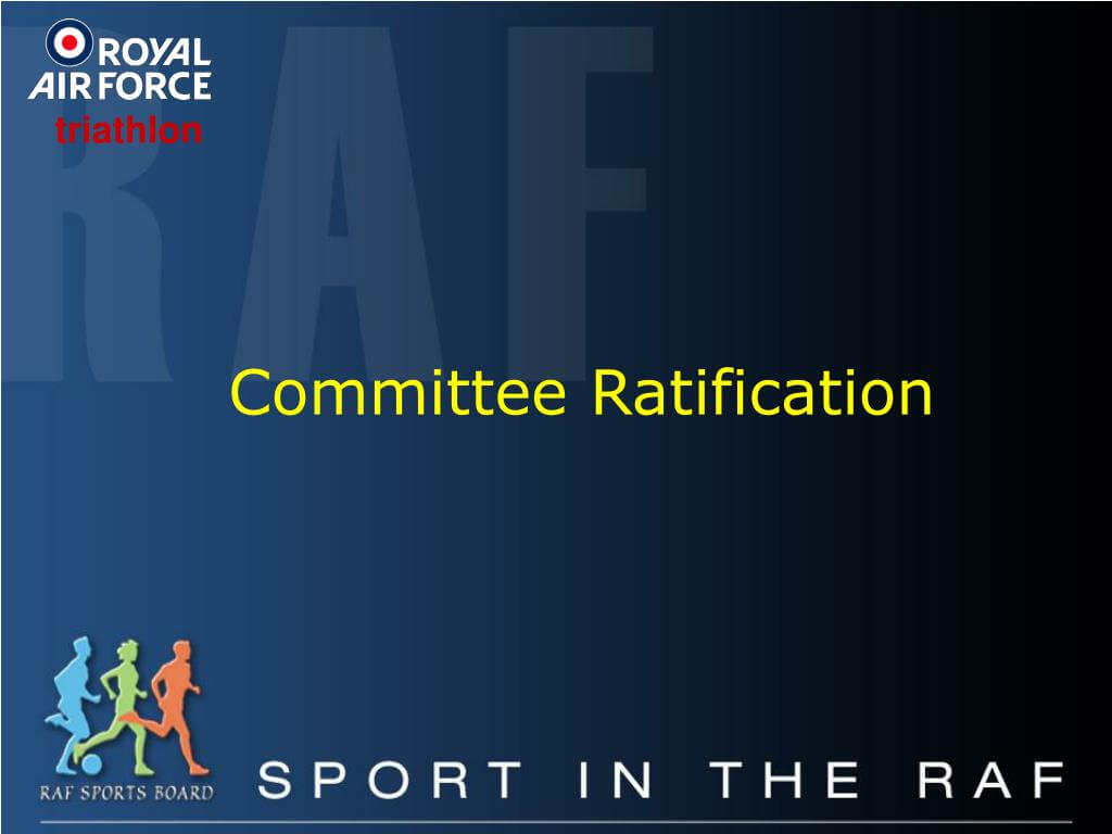 Ppt – Royal Air Force Triathlon Agm Powerpoint Presentation Within Raf Powerpoint Template