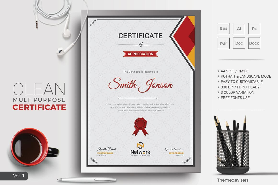 Premium Star Performer Certificate Templates Powerpoint With Pertaining To Star Performer Certificate Templates