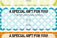 Pretty Printable Coupons. Give This To Let Them Know They inside Magazine Subscription Gift Certificate Template