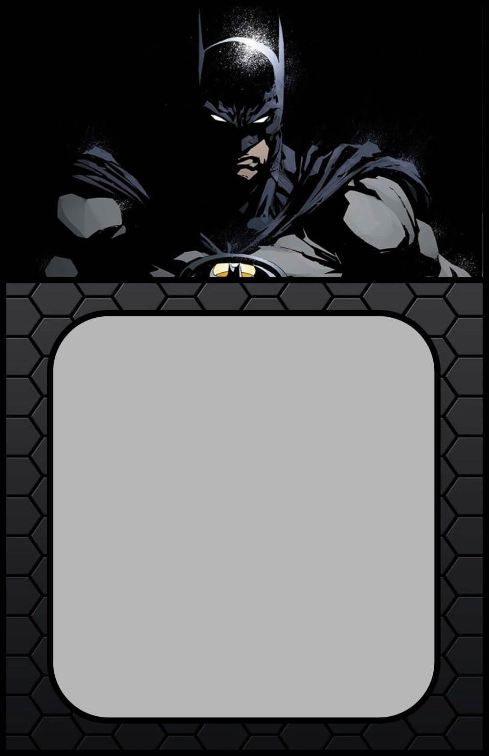 Printable Batman Invitation Card | Coolest Invitation Regarding Batman Birthday Card Template