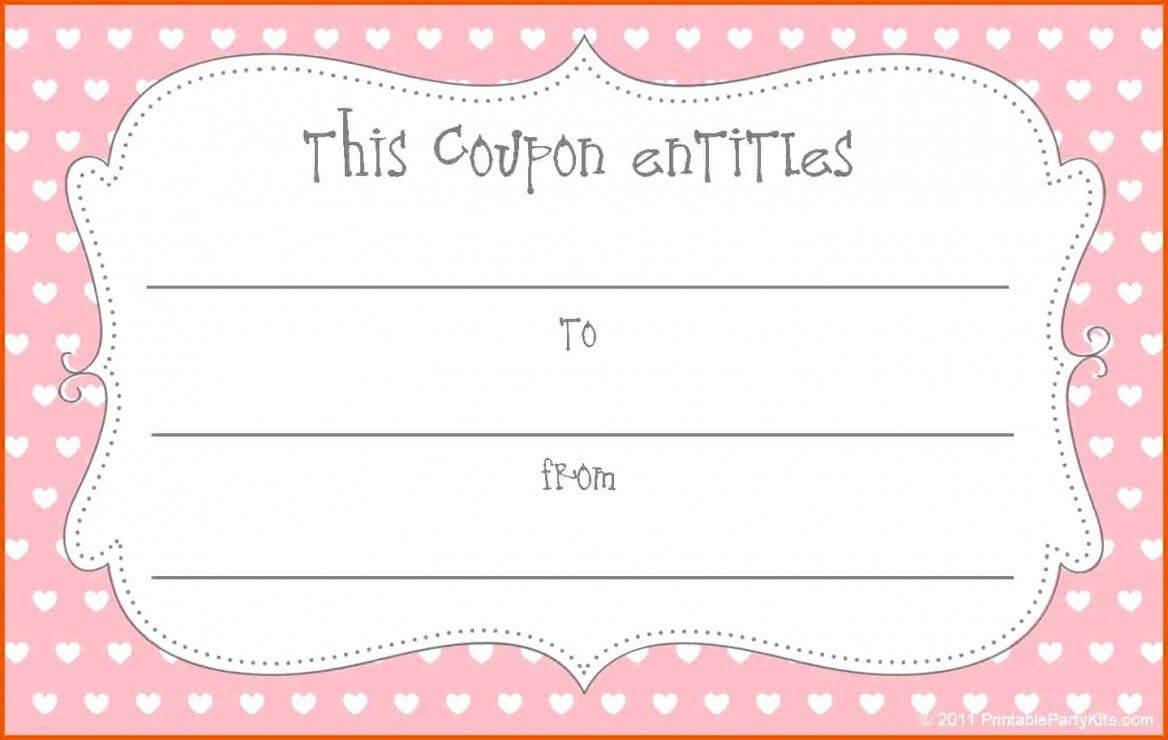Printable Blank Coupons Template | <3 | Voucher Template Regarding Blank Coupon Template Printable