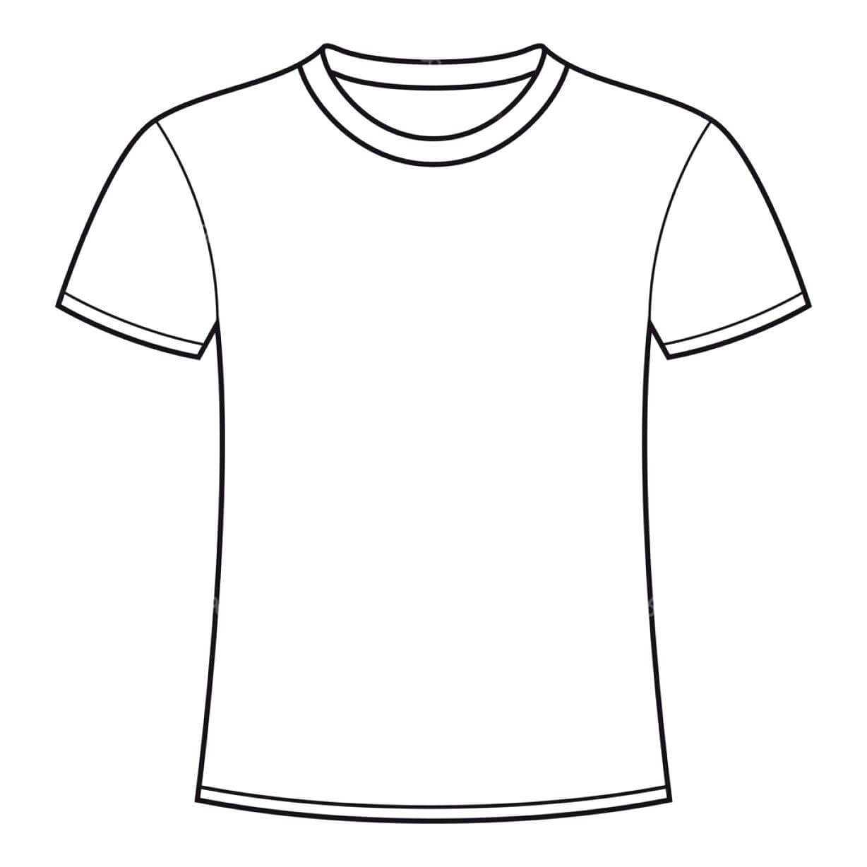 Printable Blank T Shirt Outline ✓ T Shirt Collections Throughout Printable Blank Tshirt Template